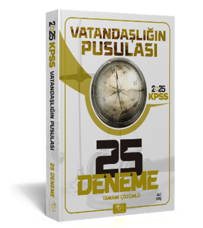 CBA Yayınları 2025 KPSS Vatandaşlığın Pusulası 25 Deneme Ali KOÇ- CBA Yayınları