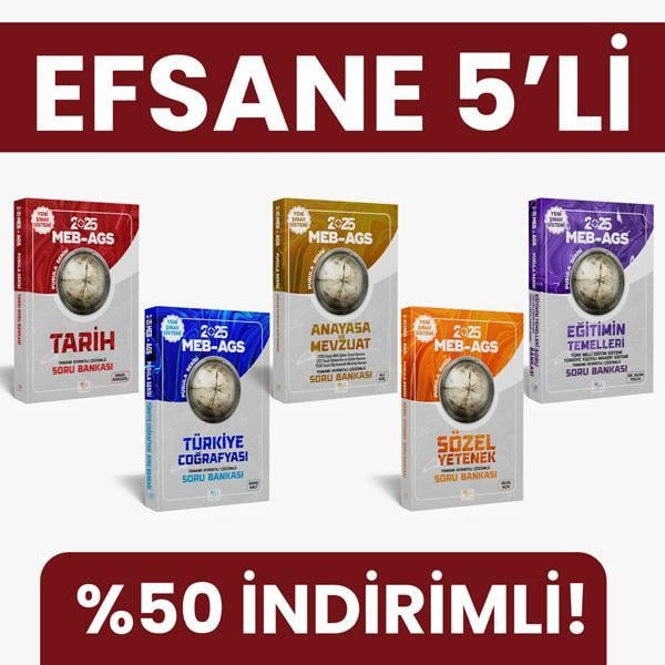 MEB - AGS SORU BANKALARI SÜPER SET 5Lİ