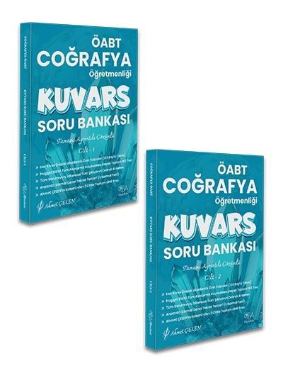 ÖABT Coğrafya Öğretmenliği Soru Bankası Seti/Cilt 1 + Cilt 2 Tamamı Çözümlü-Ahmet Çelen
