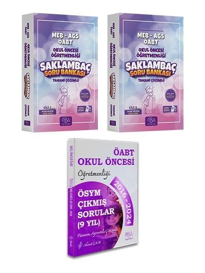 ÖABT Okul Öncesi Öğretmenliği Atama Seti- Saklambaç Soru Bankası Cilt1 ve Cilt 2 ve Çıkmış Sorular