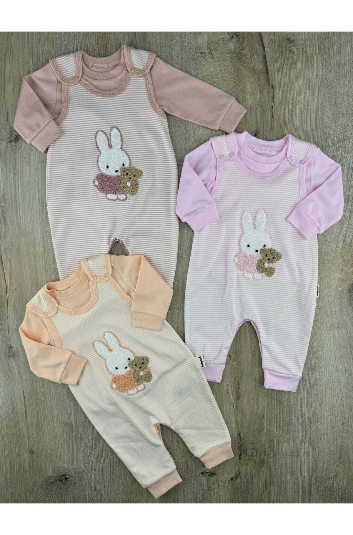 Babycan (3-12 Ay) Tavşan Nakışlı Badili Slopet