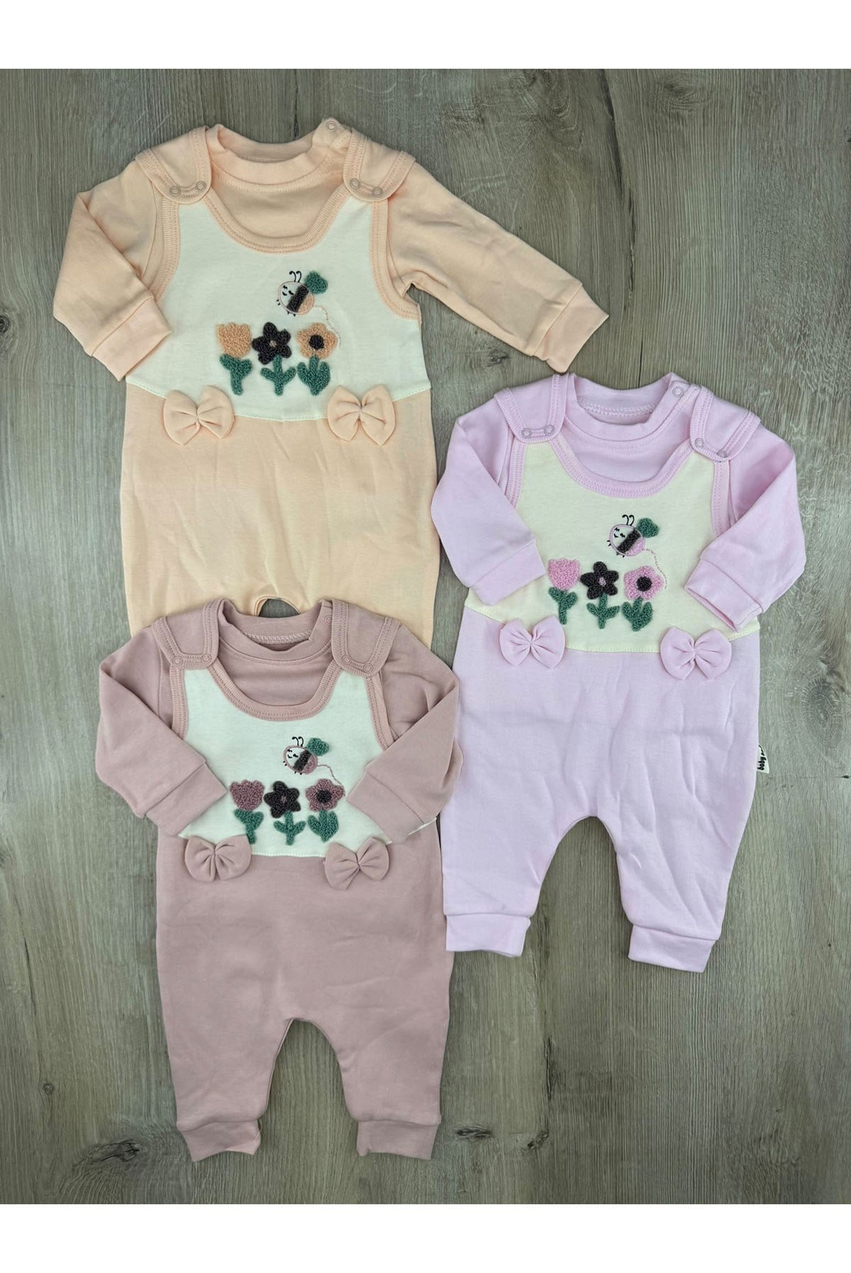 Babycan (3-12 ) Çiçek Desenli Badili SLopet