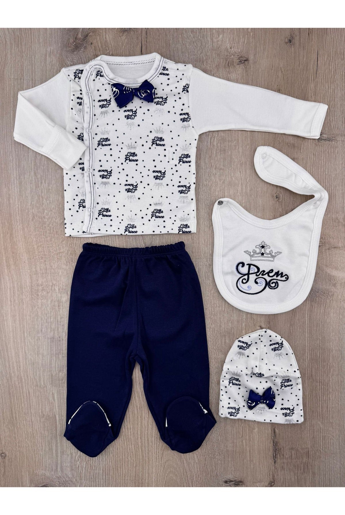 Babyim (0-3 Ay) 902 Prince Desenli Zıbın Takımı