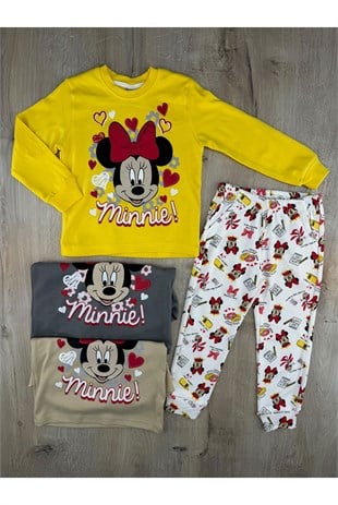 Fred (3-6 Yaş) Minnie Desenli Pijama Takımı
