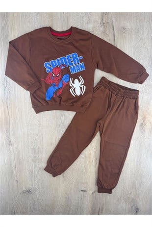 Keskincan (5-8 Yaş) Spiderman Desenli Mevsimlik Takım