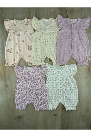 Murat Baby (0-3 Ay) Asorti Kısa Tulum