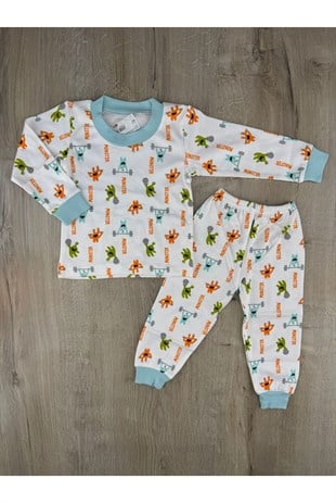 Seçkin (6-24 Ay) Monster Desenli Pijama Takımı
