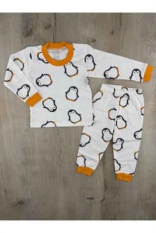 Seçkin (6-24 Ay) Penguen Desenli Pijama Takımı