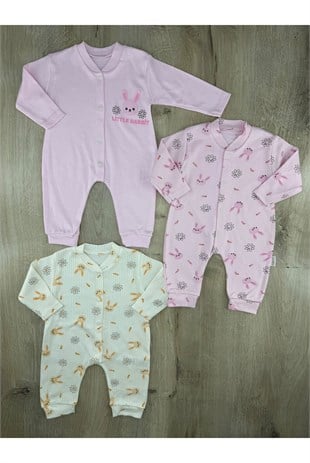 SPR(0-9 Ay) Litlle Rabbit Desenli 3 Lü Tulum Seti