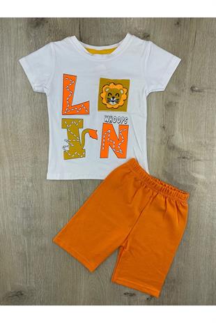 WPE (9-24 Ay) Lion Desenli Şortlu Takım