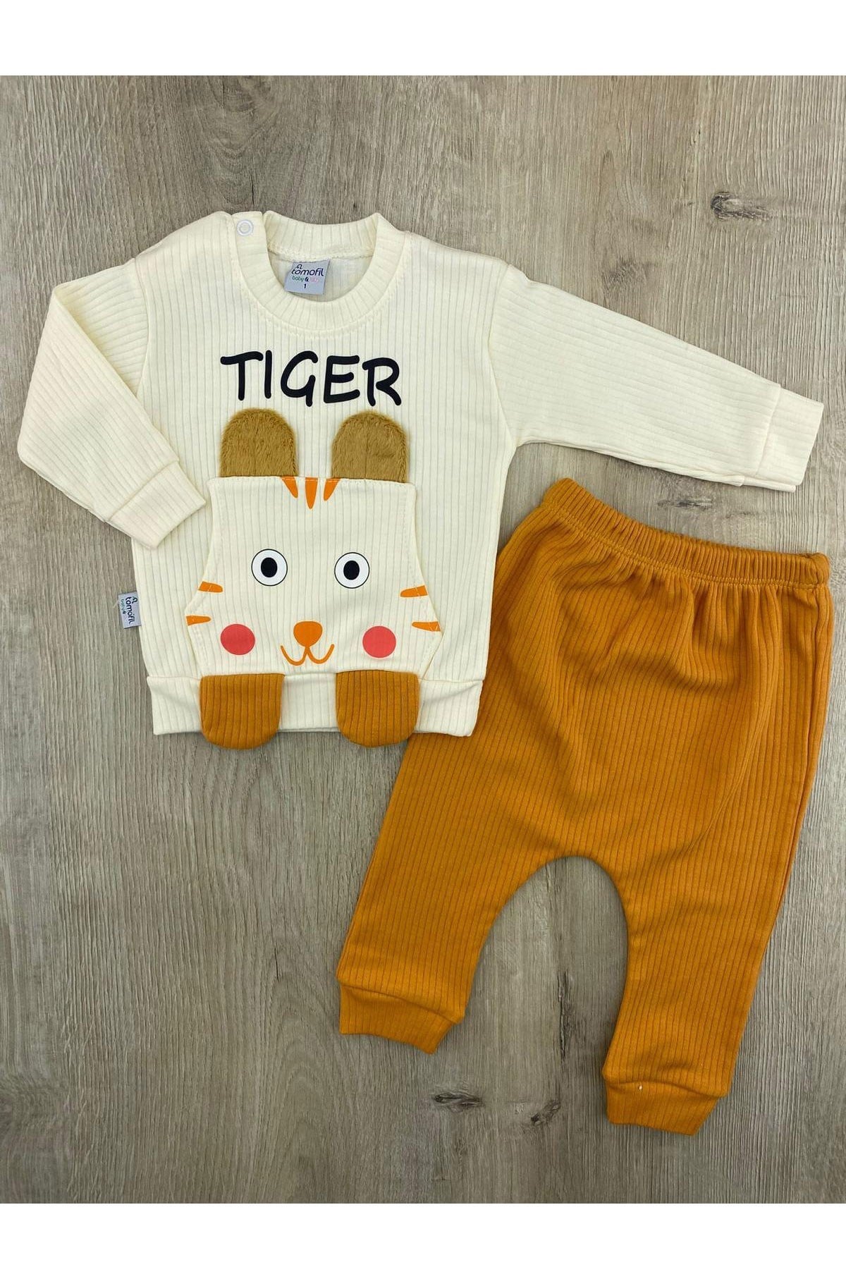 #360103 (6-9-12 Ay) Tiger Desenli Mevsimlik Takım
