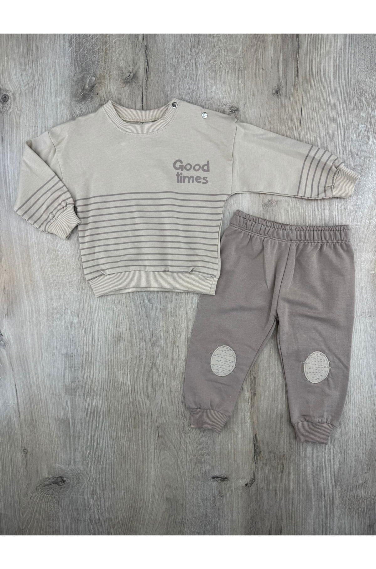 #360189 (9-24 Ay) Good Times Desenli Mevsimlik Takım
