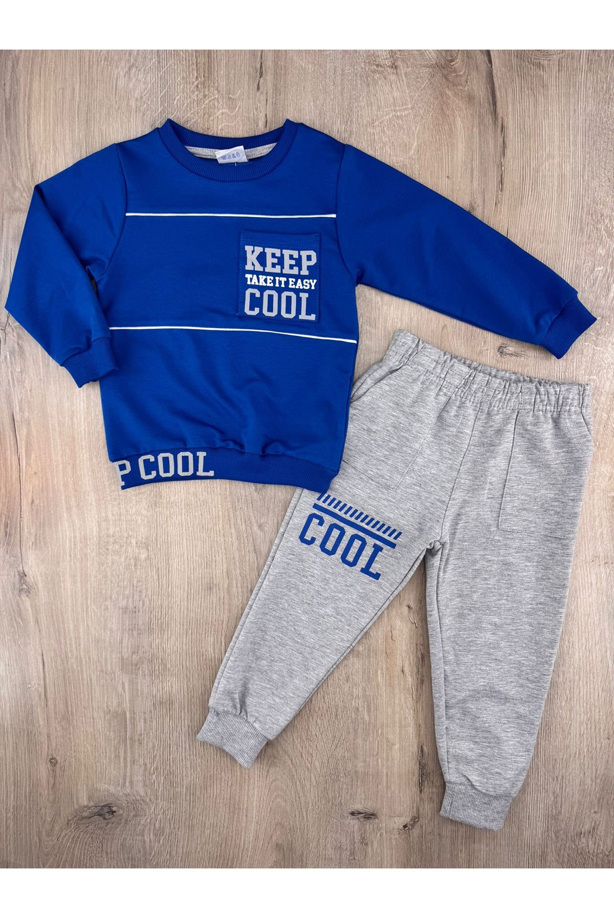 #360255 (3-6 Yaş) Keep Cool Desenli Mevsimlik Takım