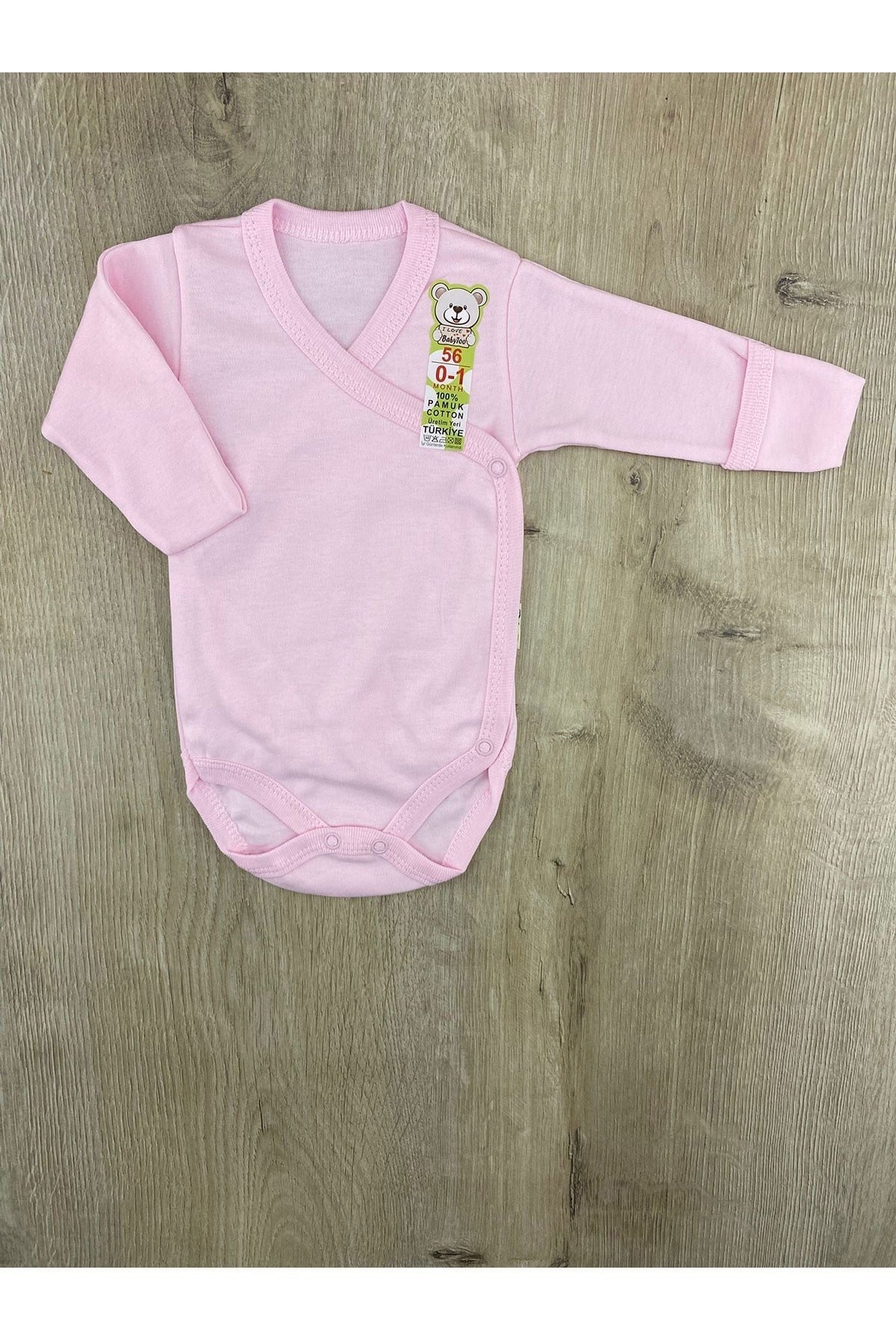 Babytoo (1-9 Ay) Düz Renk Kendinden Eldivenli Kundak Badi