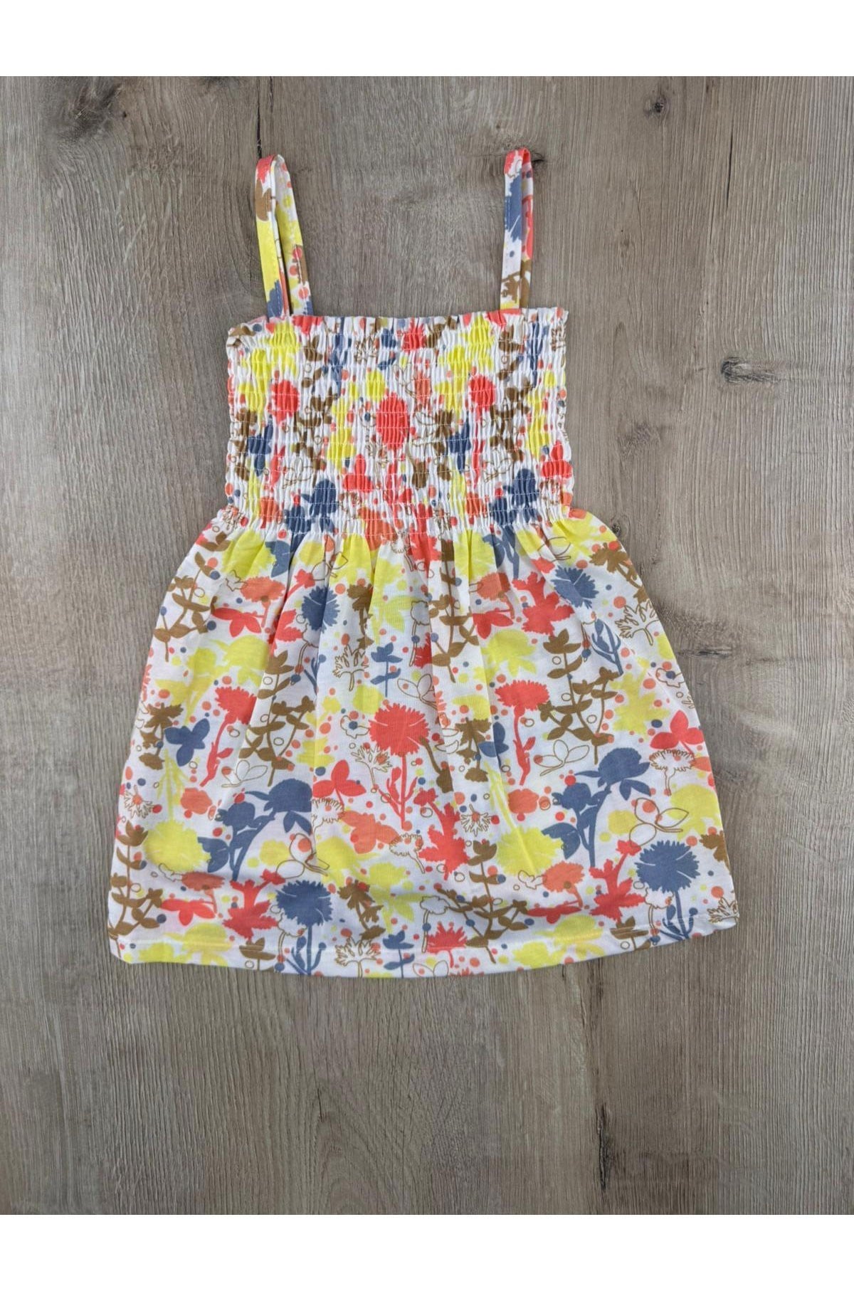 Clown (2-8 Yaş) İp ASkılı Penye ELbise