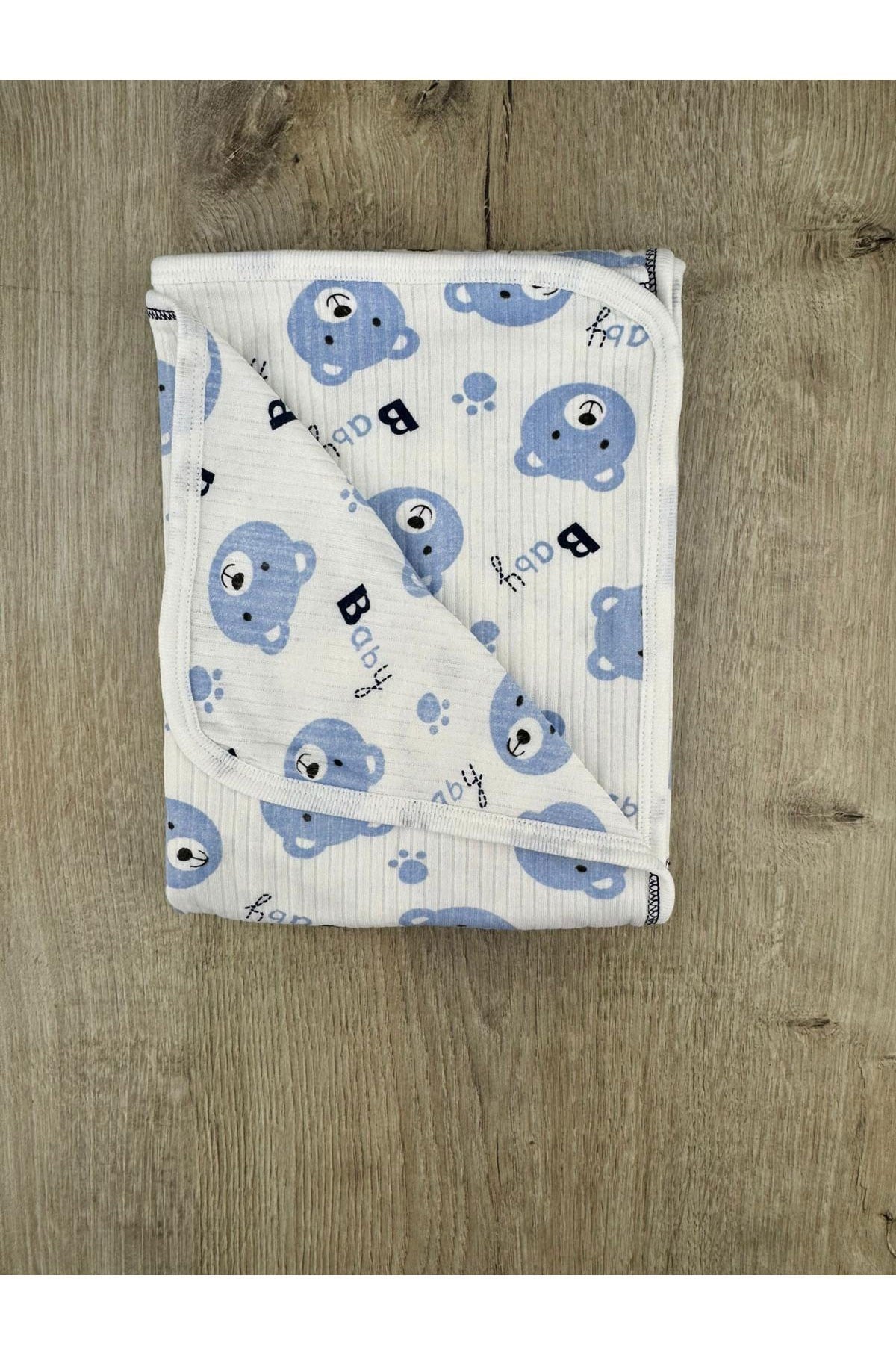 Gonca Bear Ayıcık Desenli Çift Kat Battaniye