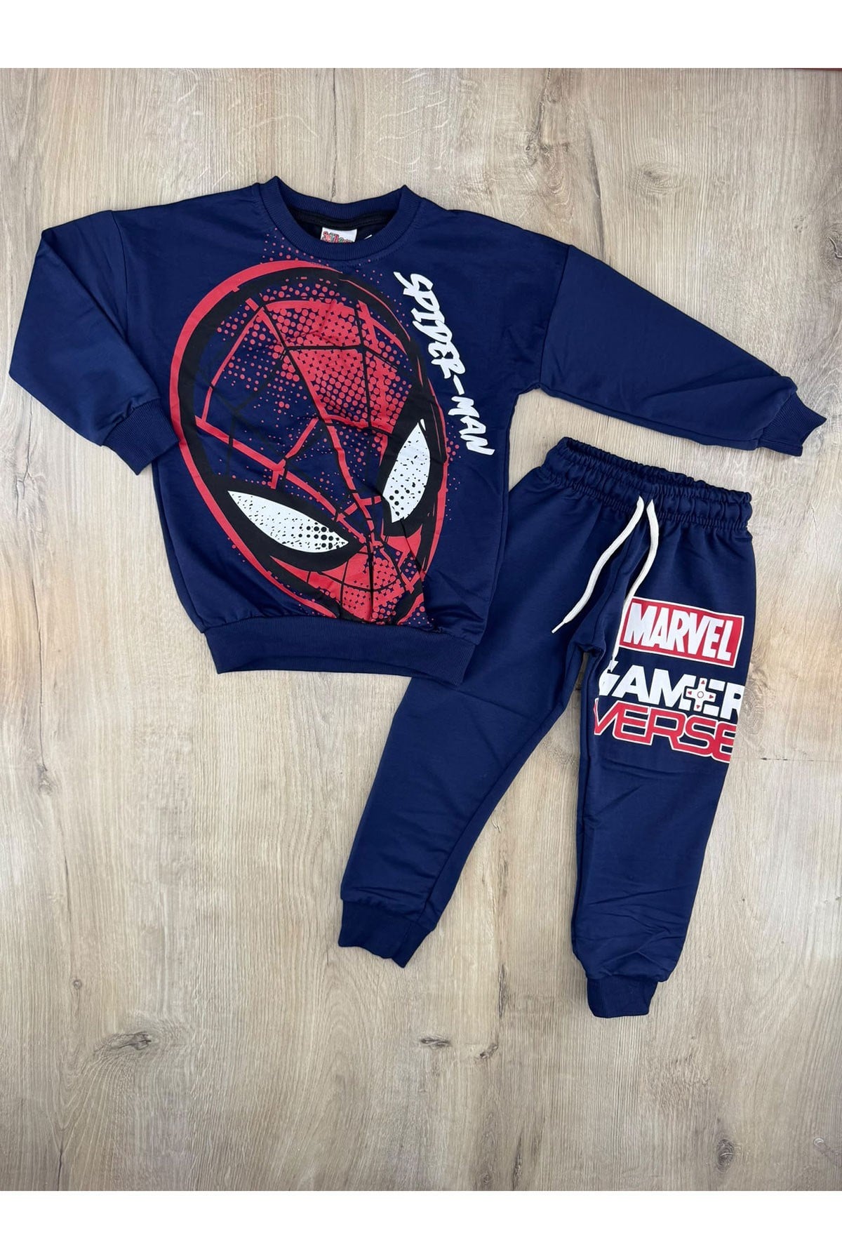JLBN (3-10 Yaş) Spiderman Baskılı Mevsimlik Takım