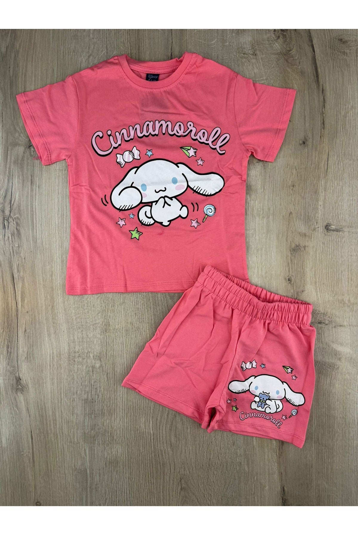 MDY (3-10 Yaş) Cinnamoroll Desenli Şortlu Takım