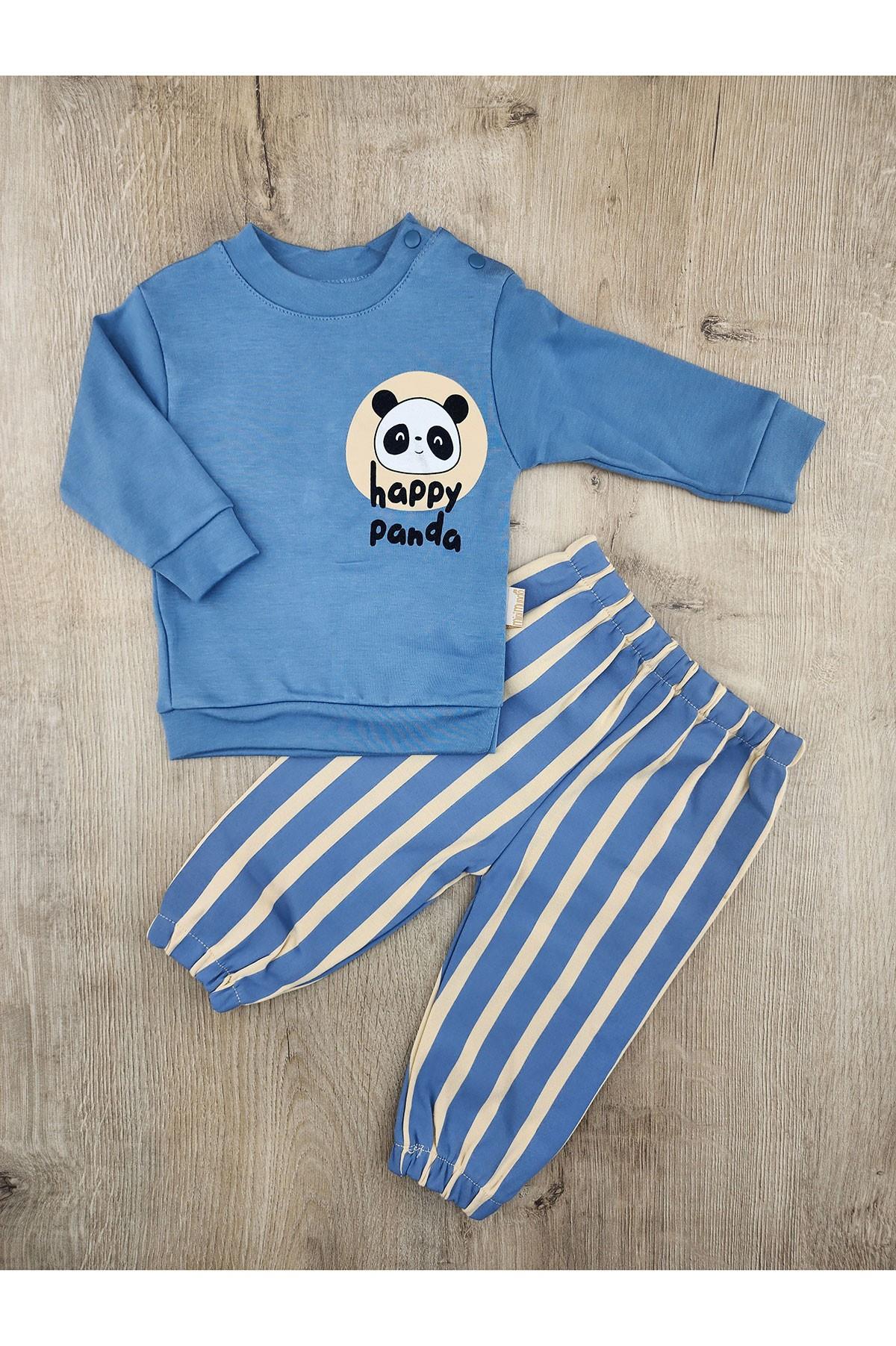 Mini Mundo (9-18 Ay) Panda Desenli Mevsimlik Takım