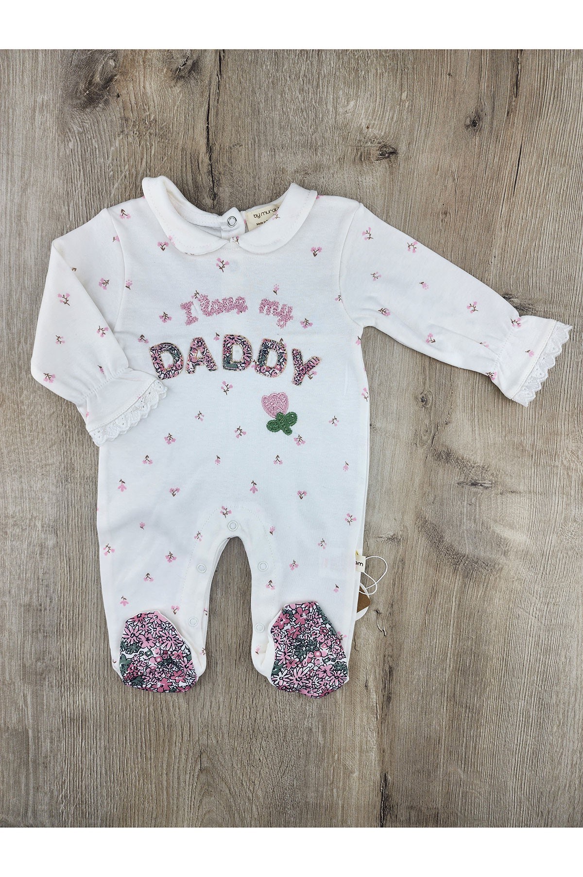 Murat Baby (0-6 Ay) Mammy Desenli Yakalı Tulum