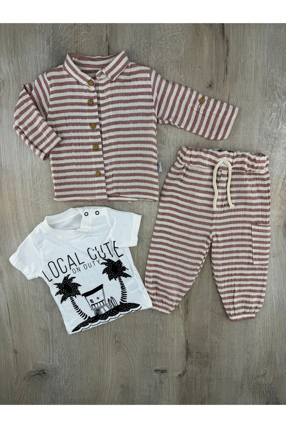 Murat Baby (9-24 Ay) Gömlekli Badili Müslin Takım