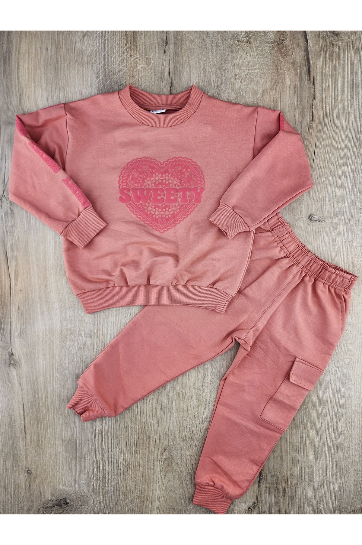Nazar Bebe 26762 (3-6  Yaş) Sweety Deseni Mevsimlik Takım