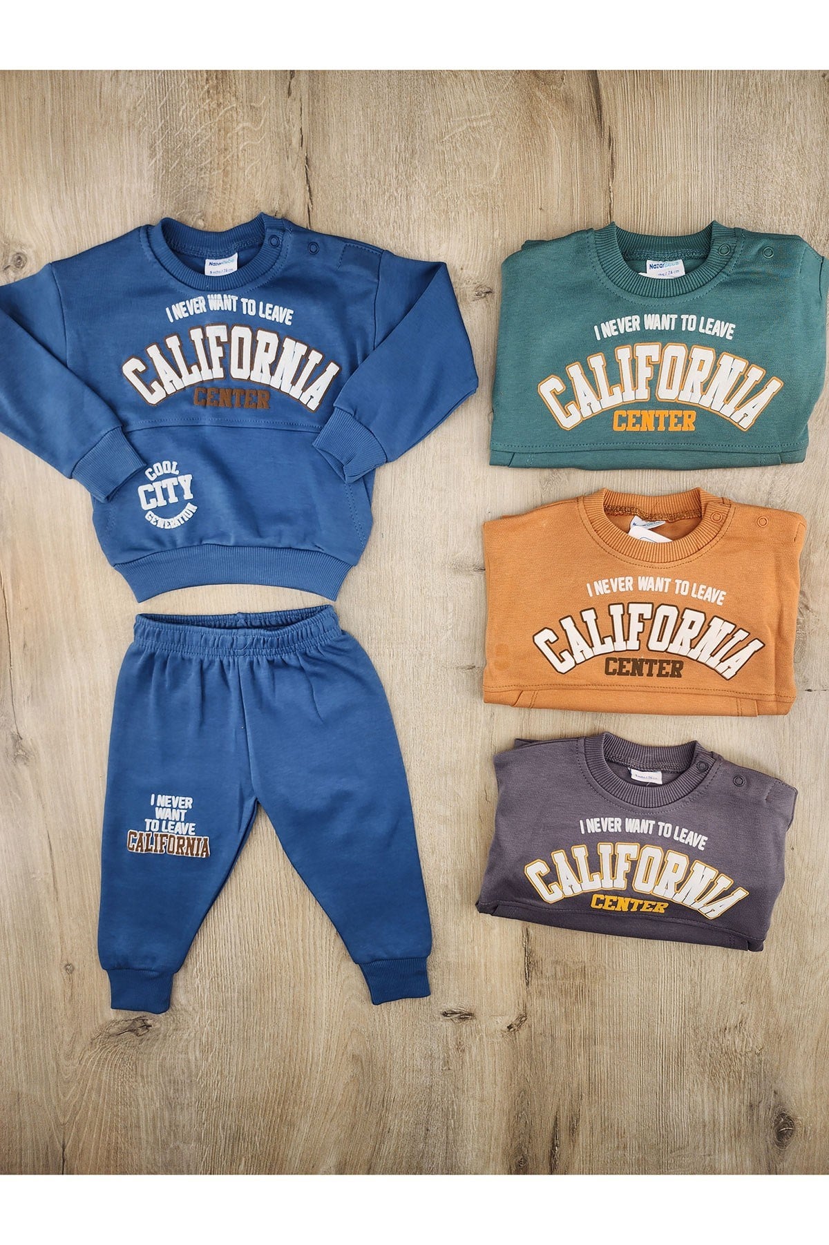 Nazar Bebe (9-24 Ay) 26798 California Desenli Mevsimlik Takım