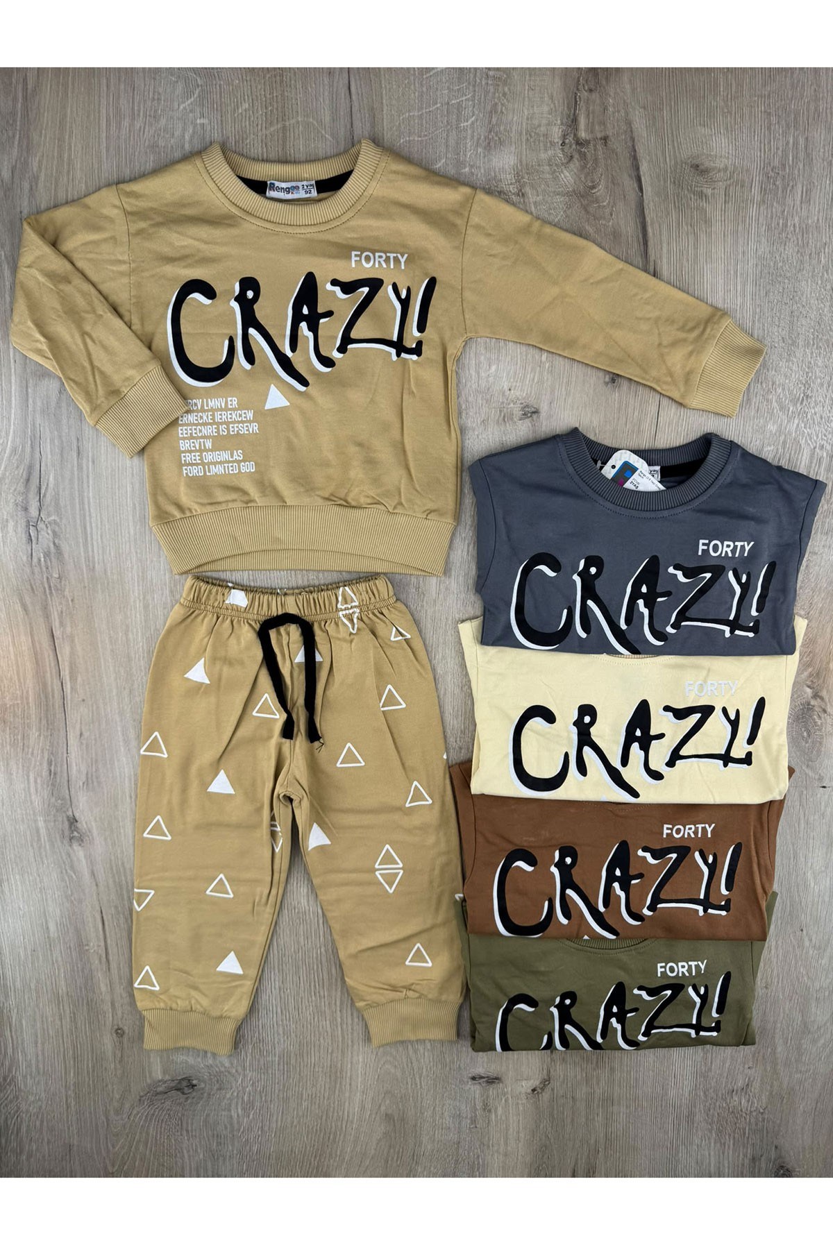 Rengo (2-5 Yaş) Crazy Desenli Mevsimlik Takım