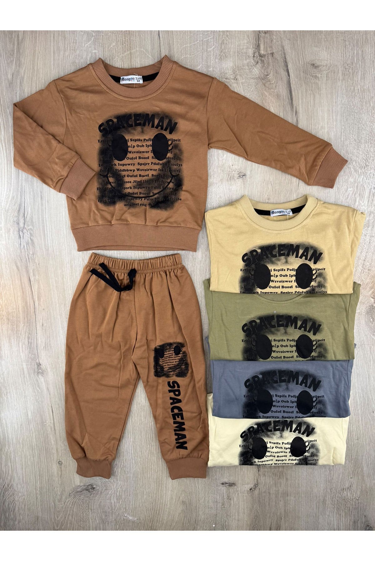 Rengo (2-5 Yaş) SpaceMAn Desenli Mevsimlik Takım