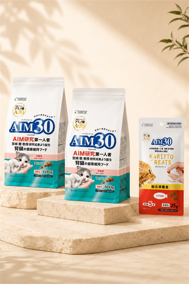 2'li AIM30 YAVRU KEDİ MAMASI BALIKLI, MULTİVİTAMİN HEDİYELİ