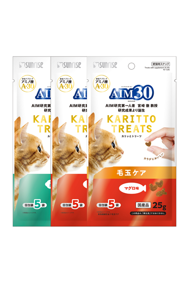 AIM30 Multivitamin 3'lü Avantajlı Paket Tavuk ve Balıklı, Balıklı, Hair Ball Control