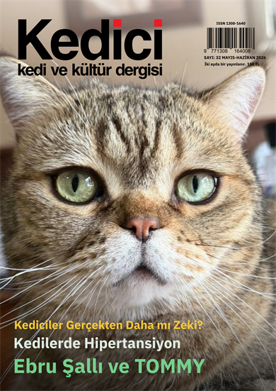 Kedici Kedi ve Kültür Dergisi Sayı: 32 Mayıs-Haziran 2026