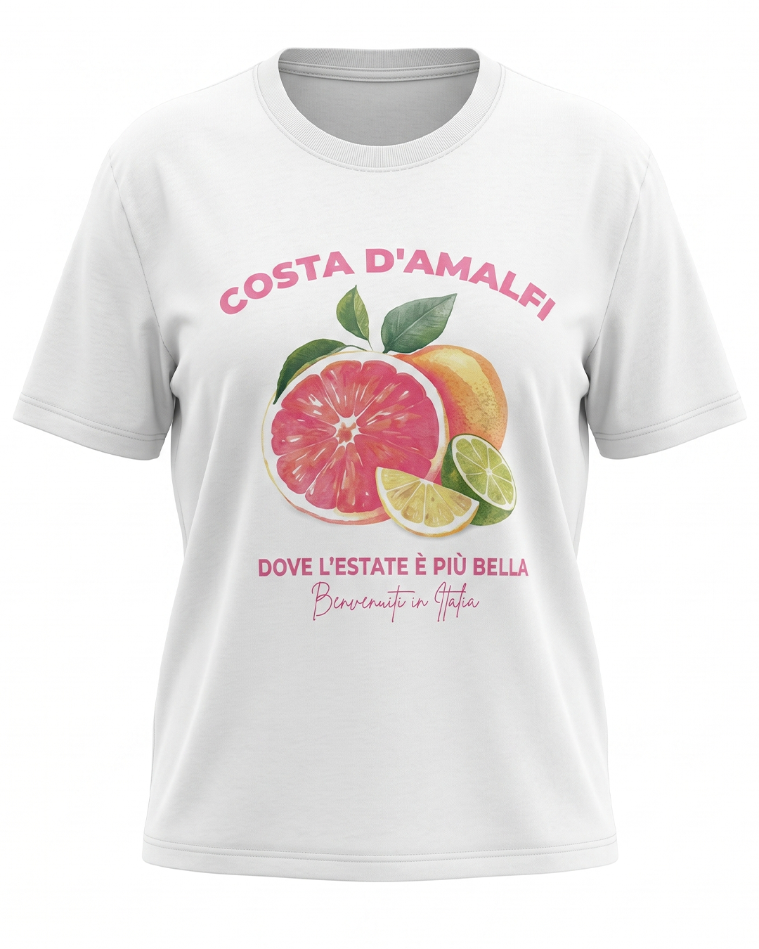 AMALFI BASKILI KADIN T-SHIRT