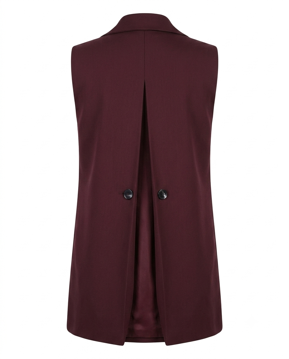 BLAZER YAKA KOLSUZ YELEK