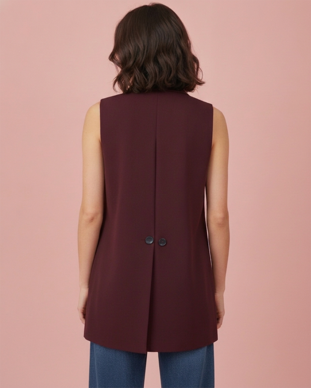BLAZER YAKA KOLSUZ YELEK