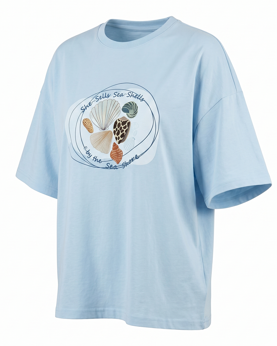 DENİZ KABUĞU OVERSIZE KADIN T-SHIRT