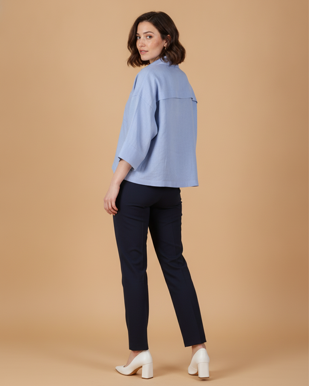 KETEN OVERSIZE GÖMLEK