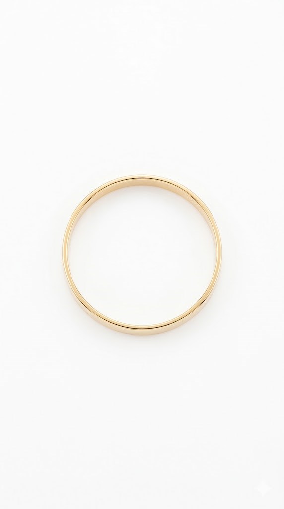 MİNİMALİST GOLD PLATED SADE ALYANS YÜZÜK
