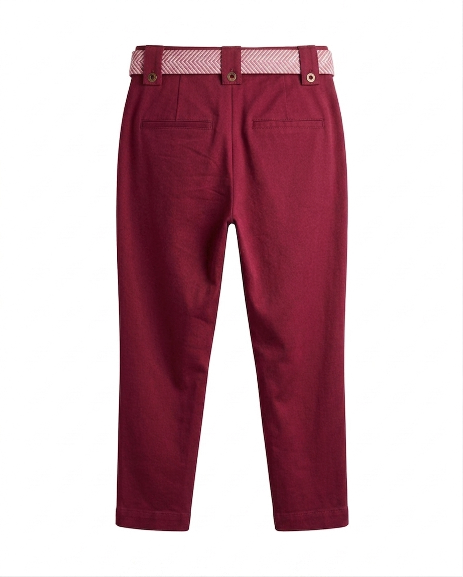 MODERN KESİM BORDO HAVUÇ PANTOLON