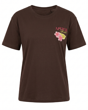 APEROL BASKILI KADIN T-SHIRT