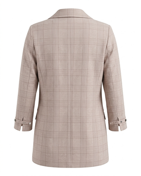 EKOSELİ METAL AKSESUARLI BLAZER CEKET