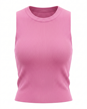 FİTİLLİ CROP SLİM FİT KADIN T-SHIRT