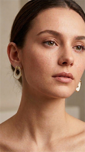 GOLD DETAYLI STATEMENT KÜPE