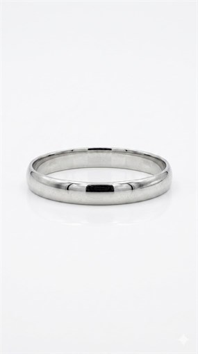 GÜMÜŞ RENK MİNİMALİST SADE BANT YÜZÜK