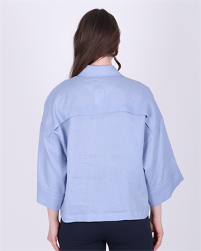 KETEN OVERSIZE GÖMLEK