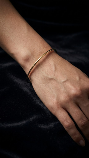 KLASİK SOFT GOLD HALKA BİLEZİK