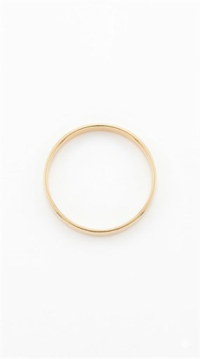 MİNİMALİST GOLD PLATED SADE ALYANS YÜZÜK