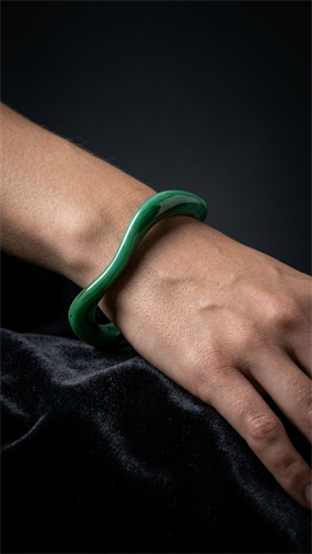 MİSTİK DALGALI FORM DOĞAL TAŞ GÖRÜMLÜ BİLEZİK