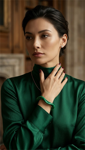 MİSTİK DALGALI FORM DOĞAL TAŞ GÖRÜMLÜ BİLEZİK