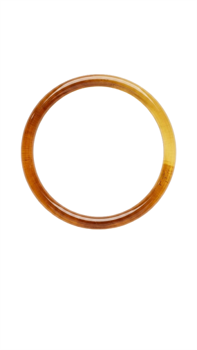 MODERN BAL RENGİ ŞEFFAF DOKULU BİLEZİK